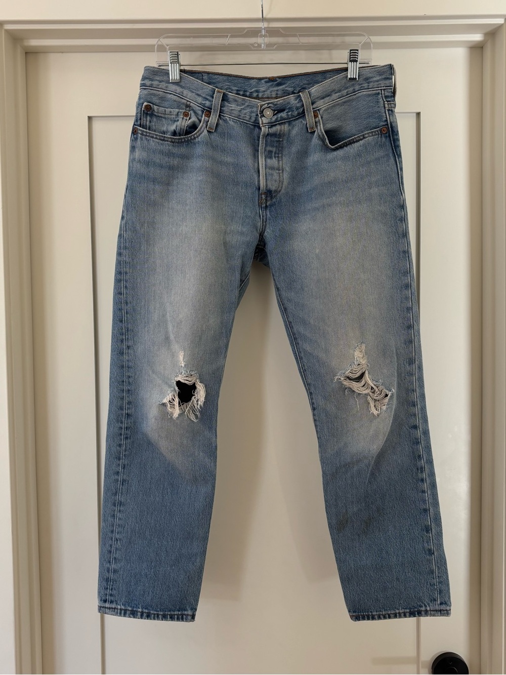 Levi's 501 Premium Slim Blue Jeans W32 L36 Button Fly